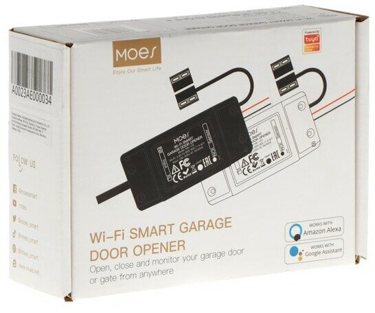 Контроллер Moes Wi-Fi SMART GARAGE DOOR OPENER (умный открыватель гаражных дверей )модели MS-102 - фото №8