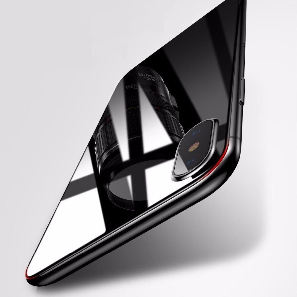 Комплект защитных стекол Baseus (SGAPIPH65-TZ01) для iPhone Xs Max (Black) - фото №8