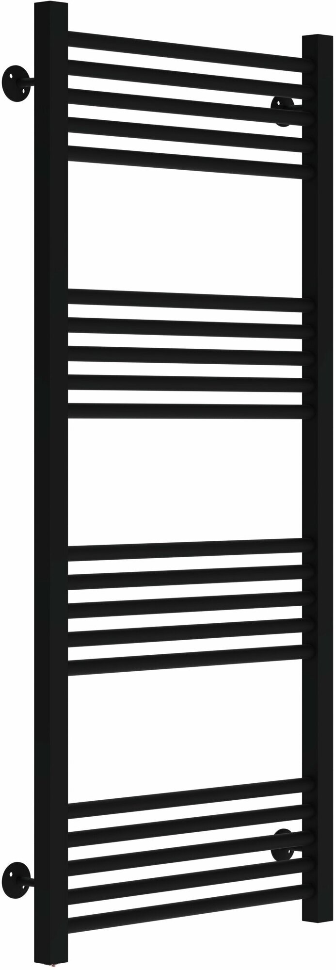 фото Полотенцесушитель электрический черный лесенка Статус 400х1000 25" сталь 20 полок (TERMAX) TEL94010-3