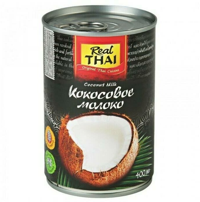 REAL THAI Кокосовое молоко, 400 мл