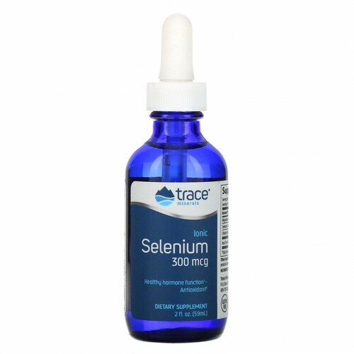 Trace Minerals Selenium 300mcg/ Ионизированный Селен витаминный комплекс из США