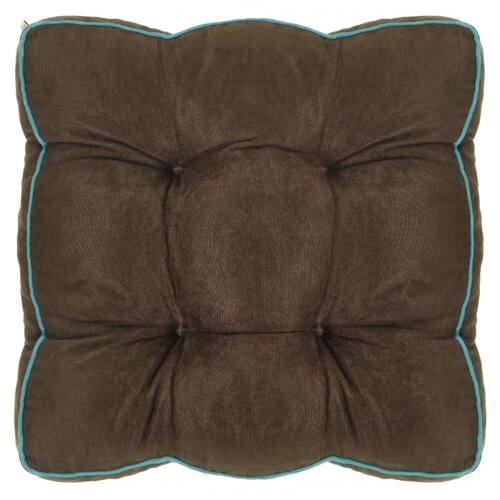 фото Подушка на стул sanpa home collection, 40*40, коричневая/бирюзовая
