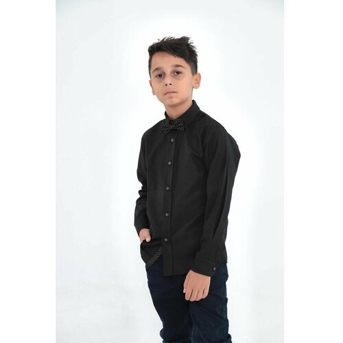 фото Школьная рубашка michael schmitt, размер 8, зеленый