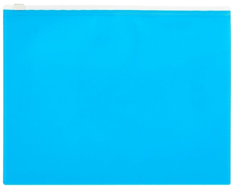 Папка на молнии Attache А5, Color, голубой (1044988)