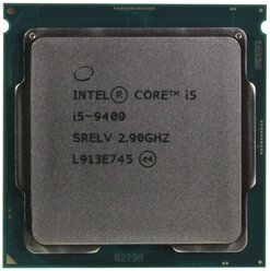 Процессор Intel Core i5-9400 LGA1151 v2, 6 x 2900 МГц, OEM