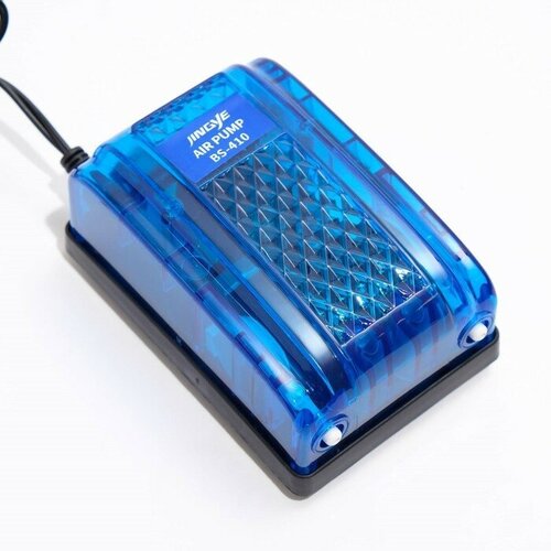 Компрессор воздушный JINGYE BS-410 прозрачный корпус 2 x 4 лмин 5 Вт 103700₽