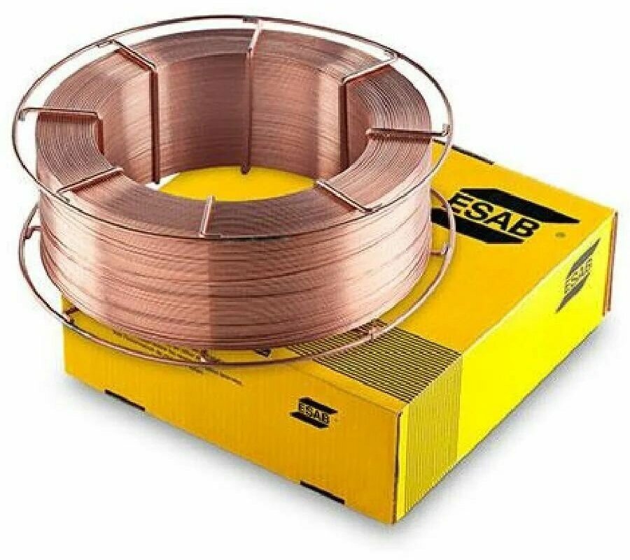 Сварочная проволока Esab СВ-08Г2С, омедненная, 1,2 мм, 18 кг - фото №10