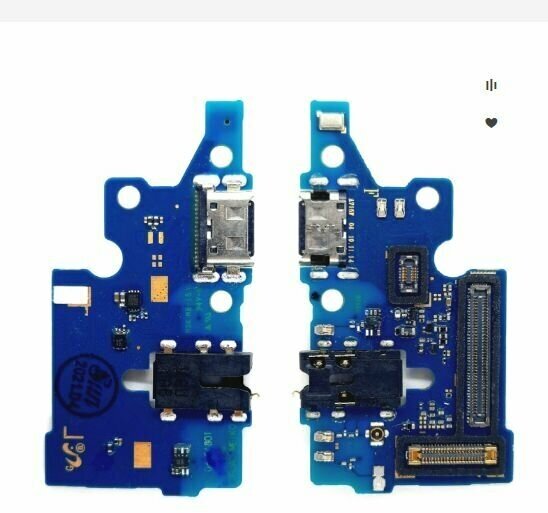 Шлейф/ плата зарядки для Samsung A71 (A715F) (микрофон/ разъем гарнитуры) OR(ориг)