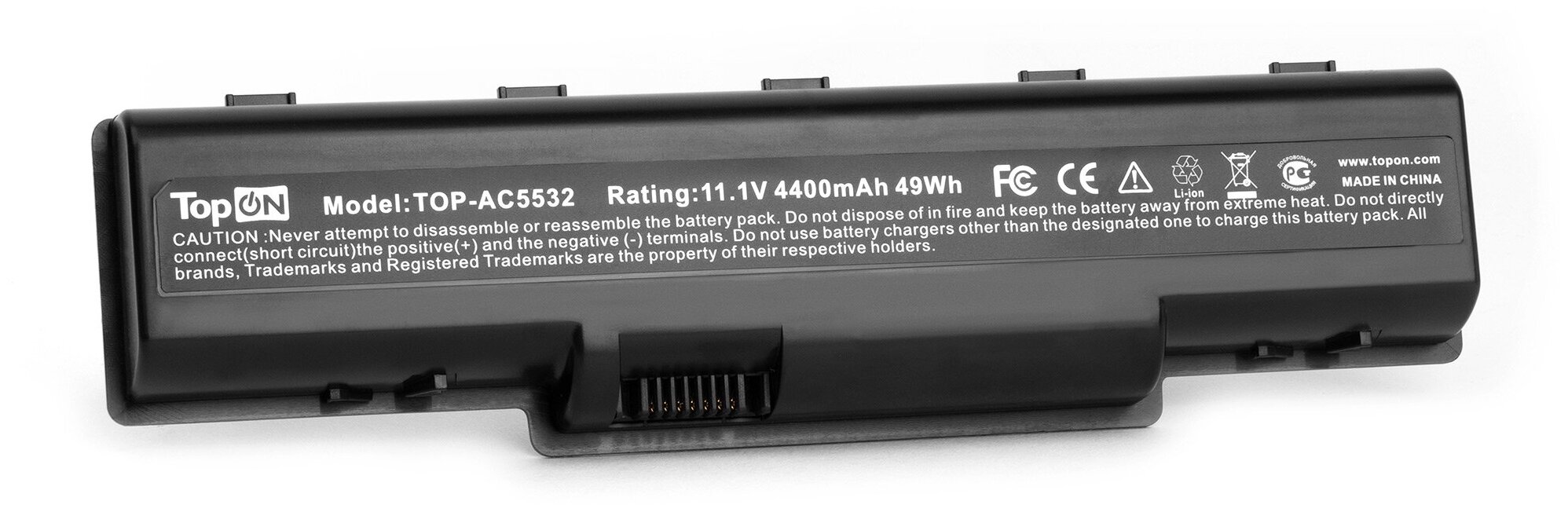 Аккумулятор для ноутбука Acer Aspire 4732, 5334, 5516, eMachines D525, D725, E525 Series. 11.1V 4400mAh 49Wh. PN: AS09A31, AS09A41.