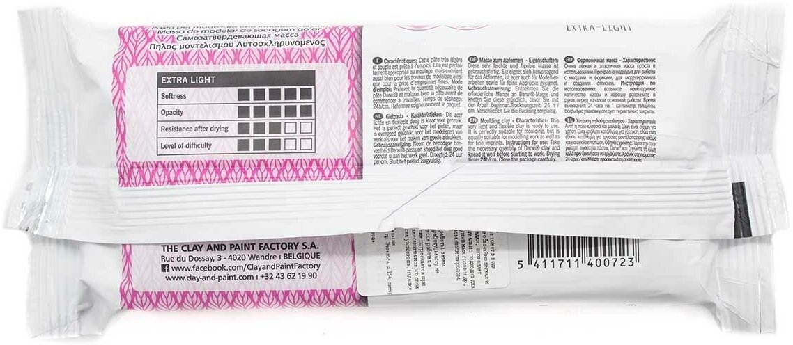 DA0840160000 Масса DARWI EXTRA LIGHT самоотвердевающая белая 160 гр. - фото №3
