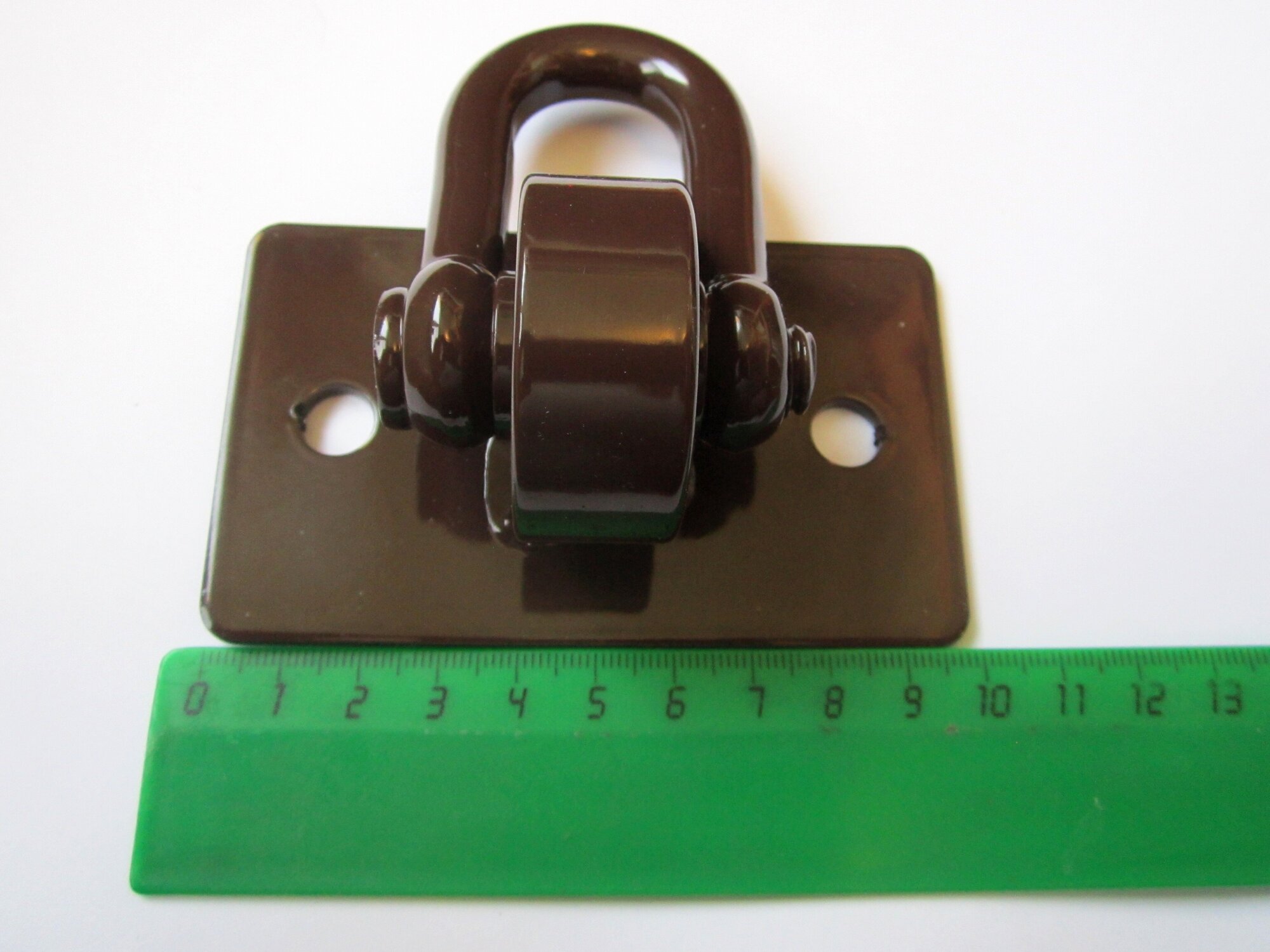 Крепления с подшипником для качелей, комплект 2 шт, 10*6 см, коричневый - фотография № 4
