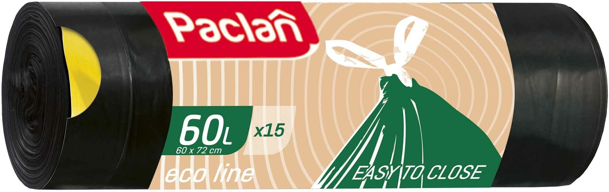 Мешки мусорные Paclan Eco Line с тесьмой 60 л 15 шт - фото №9