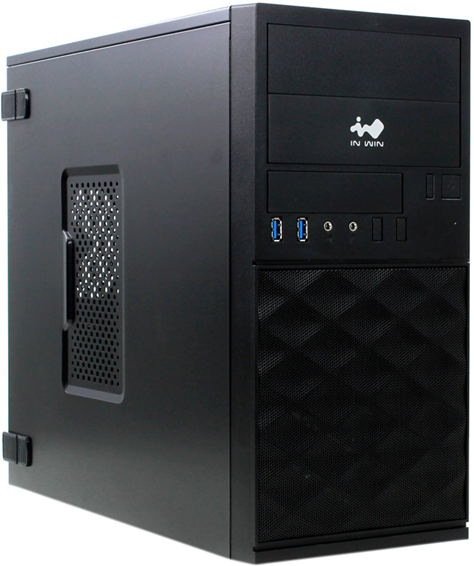 Корпус Mini Tower InWin EFS052 Black ______ U3*2+A(HD) + front fan holder + Screwless mATX (без блока питания) (6184502)