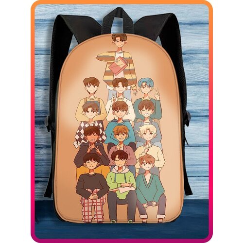 Школьный рюкзак для школы Музыка BTS - 7139