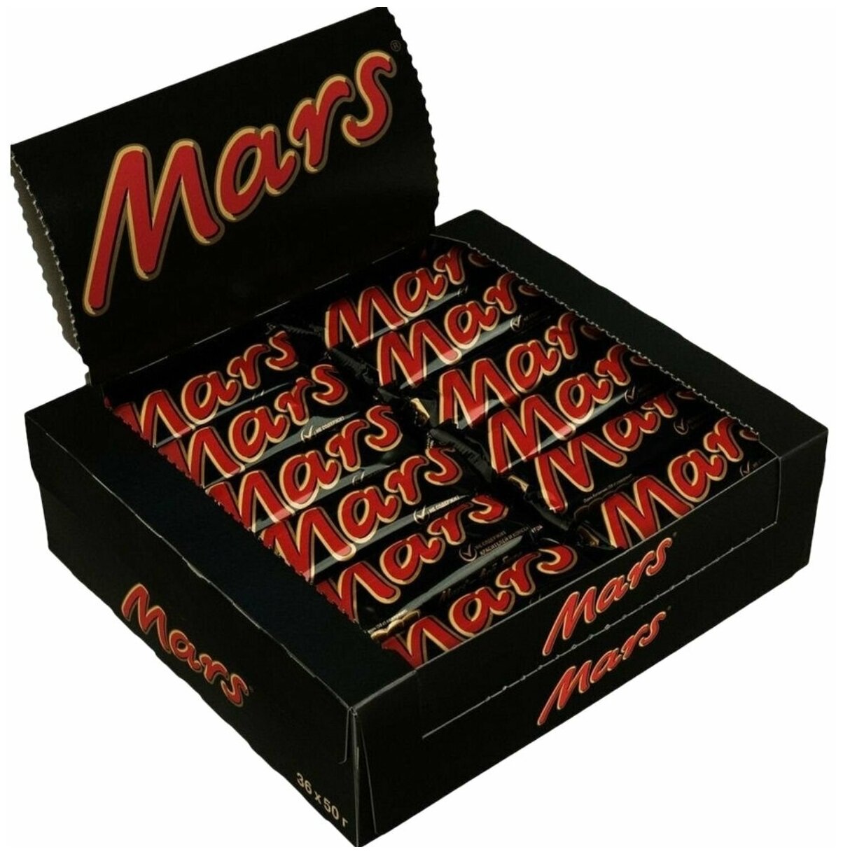 Шоколадный батончик "Mars", 36 шт по 50 г - фотография № 4