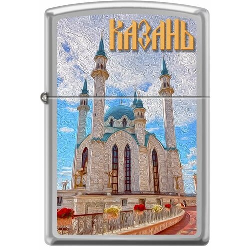 Зажигалка Казань с покр. High Polish Chrome Zippo 250_Kazan GS