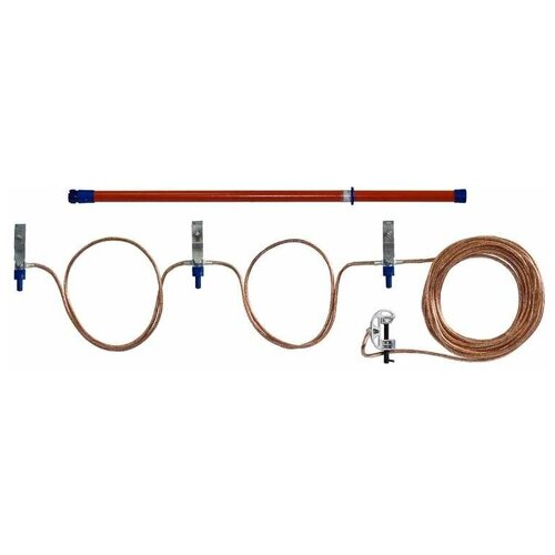 Заземление переносное ЗПЛ-10 Д для ВЛ до 10кВ 25кв.мм Диэлектрик Д157664