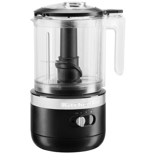 Беспроводной мини-комбайн KitchenAid 1.2 л, матовый черный, 5KFCB519EBM мини комбайн кухонный беспроводной kitchenaid 5kfcb519ebm 1 18 л черный