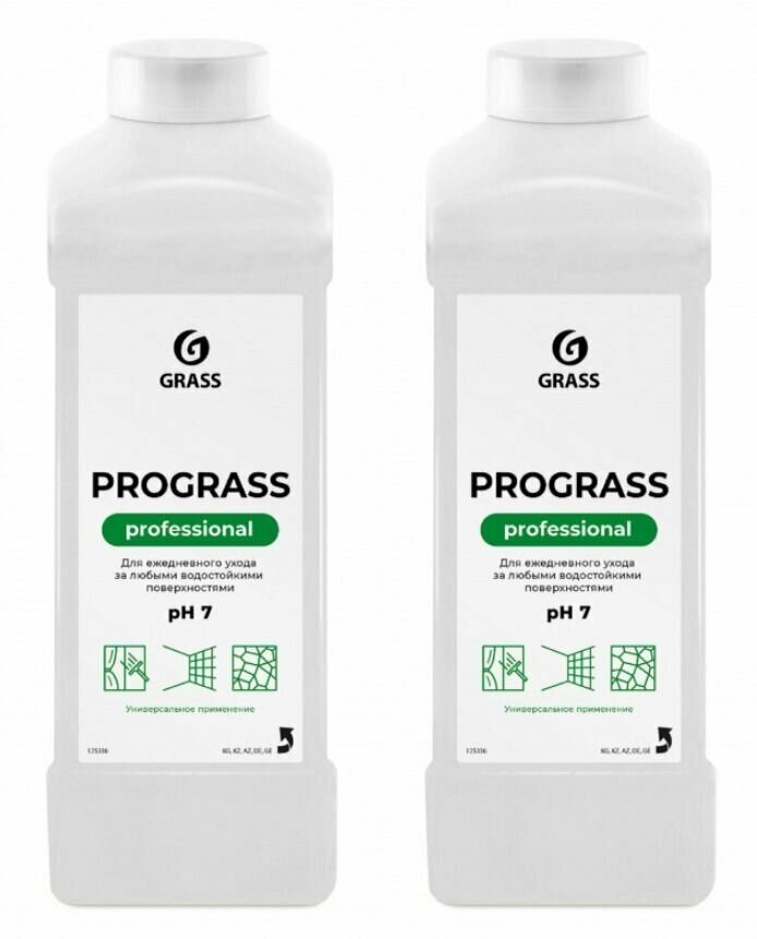 Grass Универсальное чистящее средство "Prograss", 2 шт по 1 л
