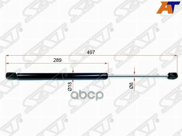 Амортизатор Крышки Багажника Mitsubishi Airtrek/Outlander 01-08 Sat арт. ST-MR991807