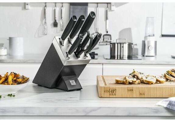 Набор кухонных ножей Zwilling All Star, 7 предметов в подставке с заточкой - фото №3