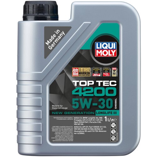 Масло моторное дизельное Liqui Moly Top Tec 4200 5W30, синтетика, 5 литров 2376