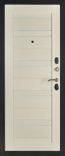 Входная дверь Эко, лиственница светлая, 86*205, с правосторонним открыванием - фотография № 1