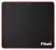 Коврик игровой для мыши Filum FL-MP-S-GAME черный, оверлок, размер “S”- 250*200*3 мм, ткань+резина.