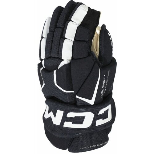 Перчатки игрока HG AS580 GLOVES JR BK/WH перчатки ccm tacks as 580 sr nav wht 15