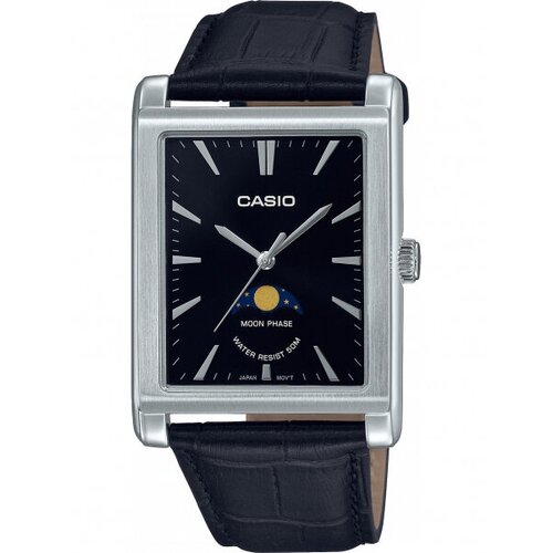 Наручные часы CASIO Collection, черный, серебряный наручные часы casio mtp m105l 1avef