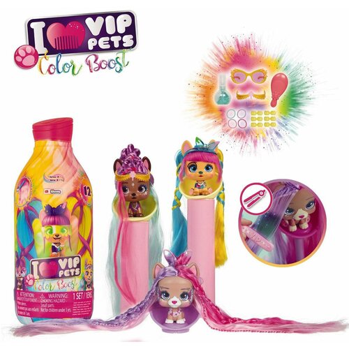 Фигурка IMC Toys VIP Pets COLOR BOOST, Модные щенки 13 видов в коллекции imc toys набор модные щенки vip pets 12 видов микс