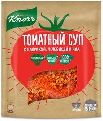Knorr Суп томатный с паприкой, чечевицей и чиа, 48 г
