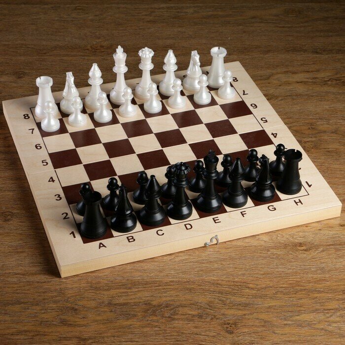 Фигуры шахматные гроссмейстерские, пластик 3877947