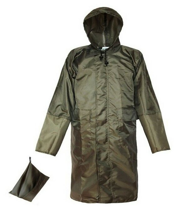 Плащ влагозащитный Raincoat, размер 48-50, цвет хаки