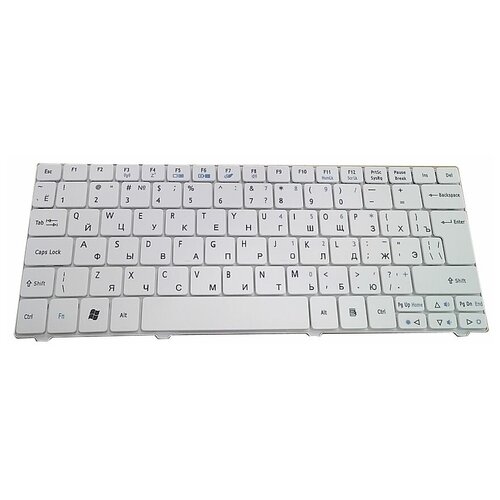 Клавиатура для ноутбуков Acer Aspire 1810T, 1410, One 751 RU, White подвес kovea для аlpine pot kb 0703w kb 0703w hw