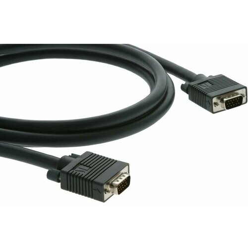Кабель VGA (M) - VGA (M), 0.9м, Kramer (C-GM/GM-3) кабель видео vga vga kramer c gm gm 50 15 2m
