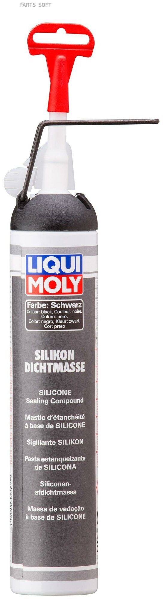 6185 Liquimoly Силиконовый Герметик (Черный) Silicon-Dichtmasse Schwarz (0,2л) Liqui Moly^6185 Liqui moly арт. 6185