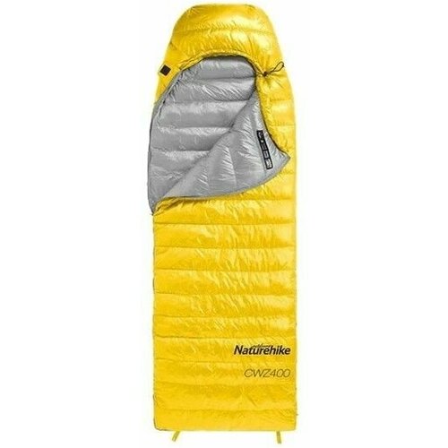 Спальный мешок Naturehike CW400 Mummy goose down yellow р. M