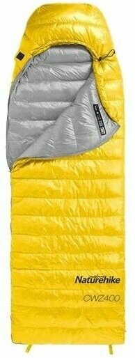 Спальный мешок Naturehike CW400 Mummy goose down yellow р. M