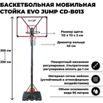 Баскетбольная стойка EVO Jump CD-B0013 - изображение