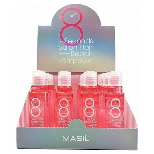 MASIL, Филлер для волос 8 Seconds Salon Hair Repair Ampoule, 15 мл. филлер для волос 8 seconds salon hair repair ampoule филлер 20 15мл