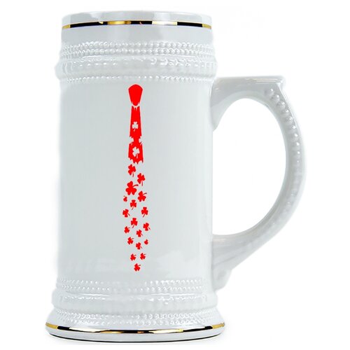 фото Пивная кружка галстук из цветов drabs