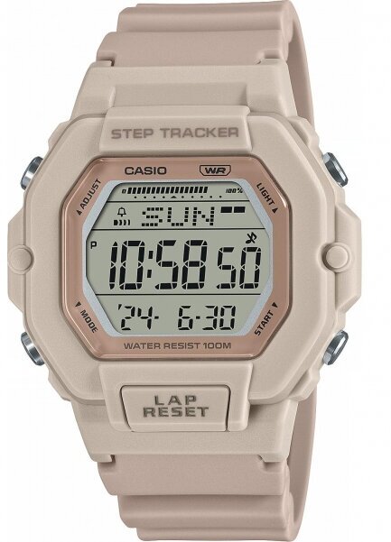 Наручные часы CASIO Collection Casio LWS-2200H-4AV, розовый, бежевый