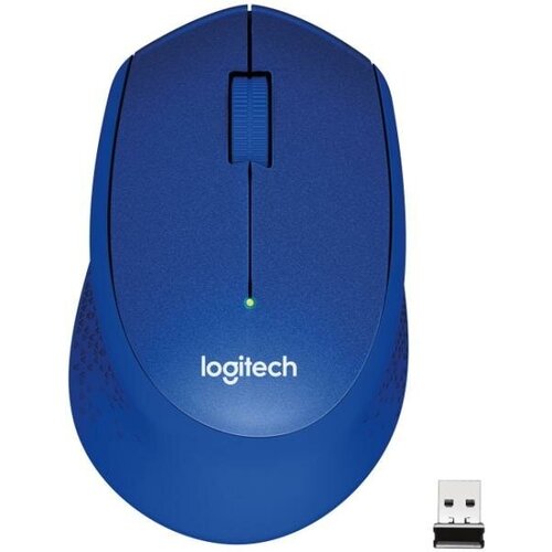 Мышь беспроводная Logitech M330 синий USB + радиоканал