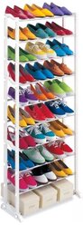 Органайзер - стойка для хранения обуви Amazing Shoe Rack на 30 пар (Белая)