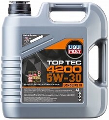 Моторное масло LIQUI MOLY Top Tec 4200 5W-30, 4 л