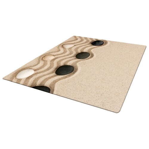 Фотоковер Камни на песке (велюр, 150 х 150 см)