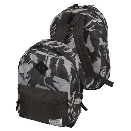 фото Рюкзак подростковый devente "deerskin. black gray" 40х30х14 см, 1 отделение, текстиль, черный