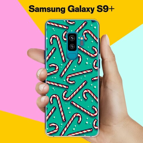 Силиконовый чехол на Samsung Galaxy S9+ Новогодние сладости / для Самсунг Галакси С9 Плюс