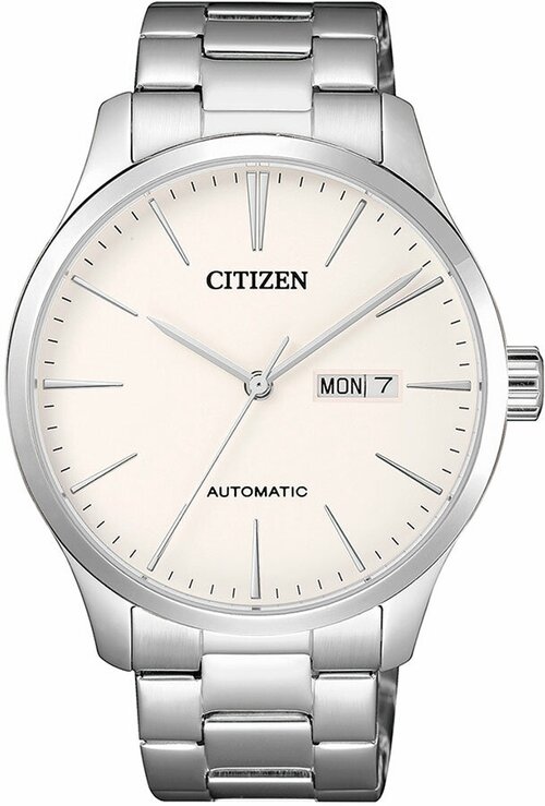 Наручные часы CITIZEN Automatic, бежевый, белый